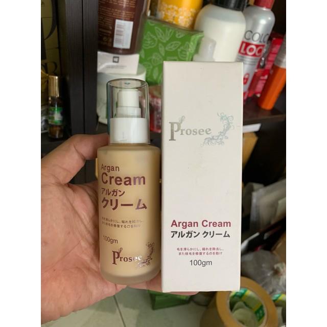 Kem xả khô dưỡng tóc Prosee Argan Cream AE09 - Dành cho tóc mỏng, chống bết dính 100ml