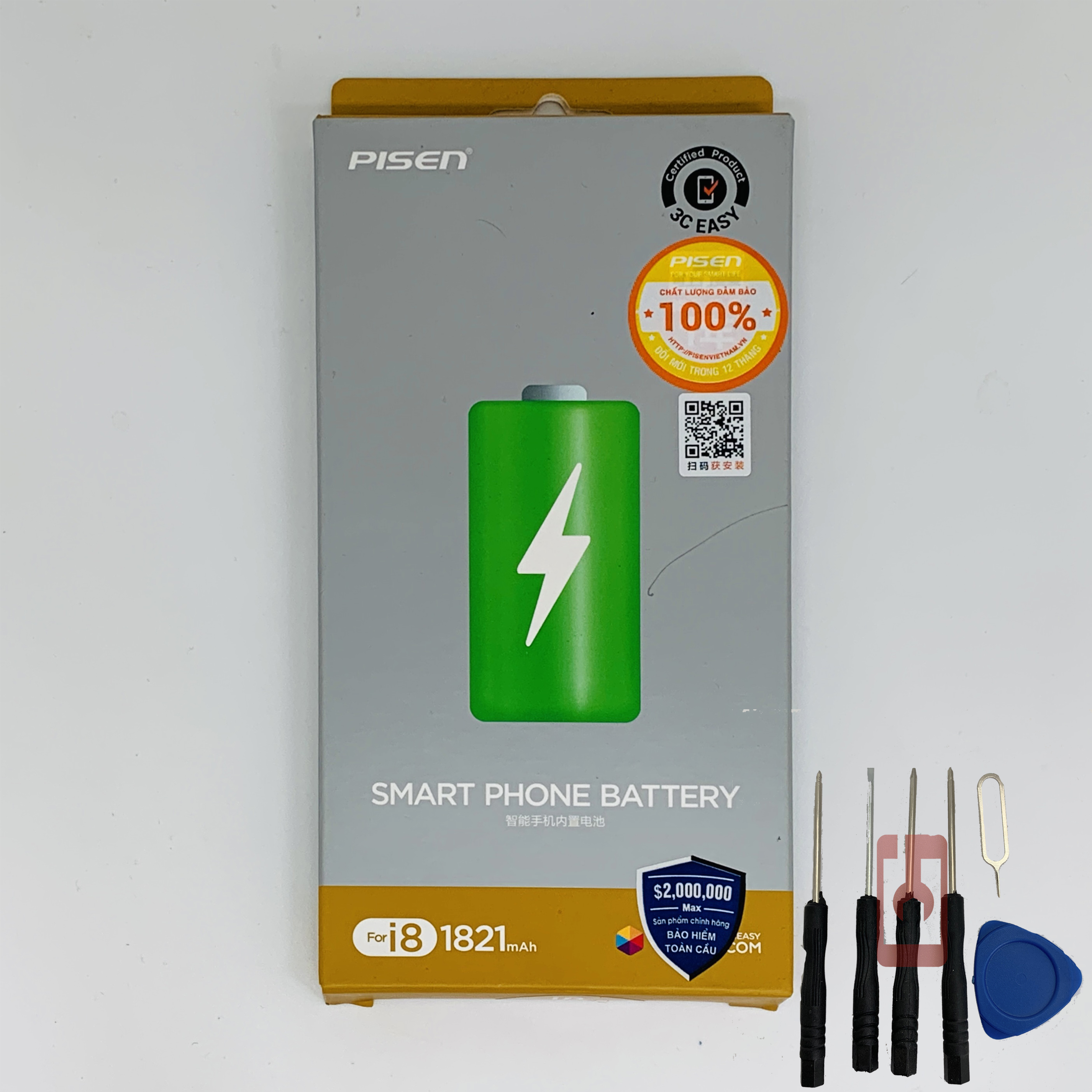 Pin pisenn ip 8 việt nam