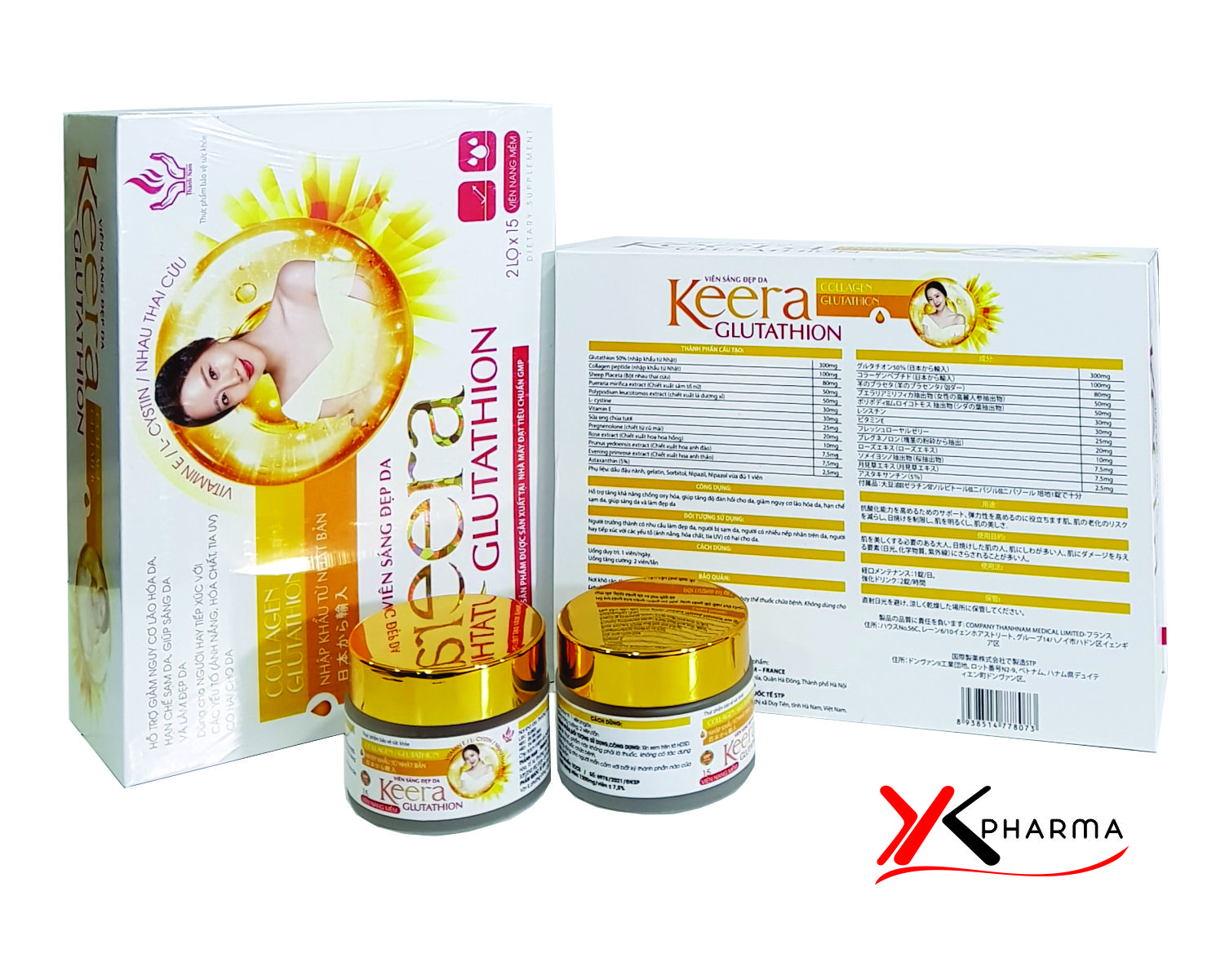 Viên uống trắng da Keera Glutathion,giúp trắng sáng da hiêu quả,hàng tiêu chuẩn