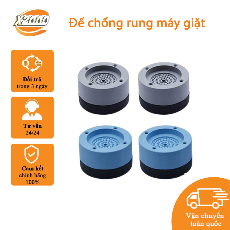 Đế chống rung máy giặt, chân máy giặt chân bàn cao su cao cấp, chống rung chống ồn chống trơn trượt