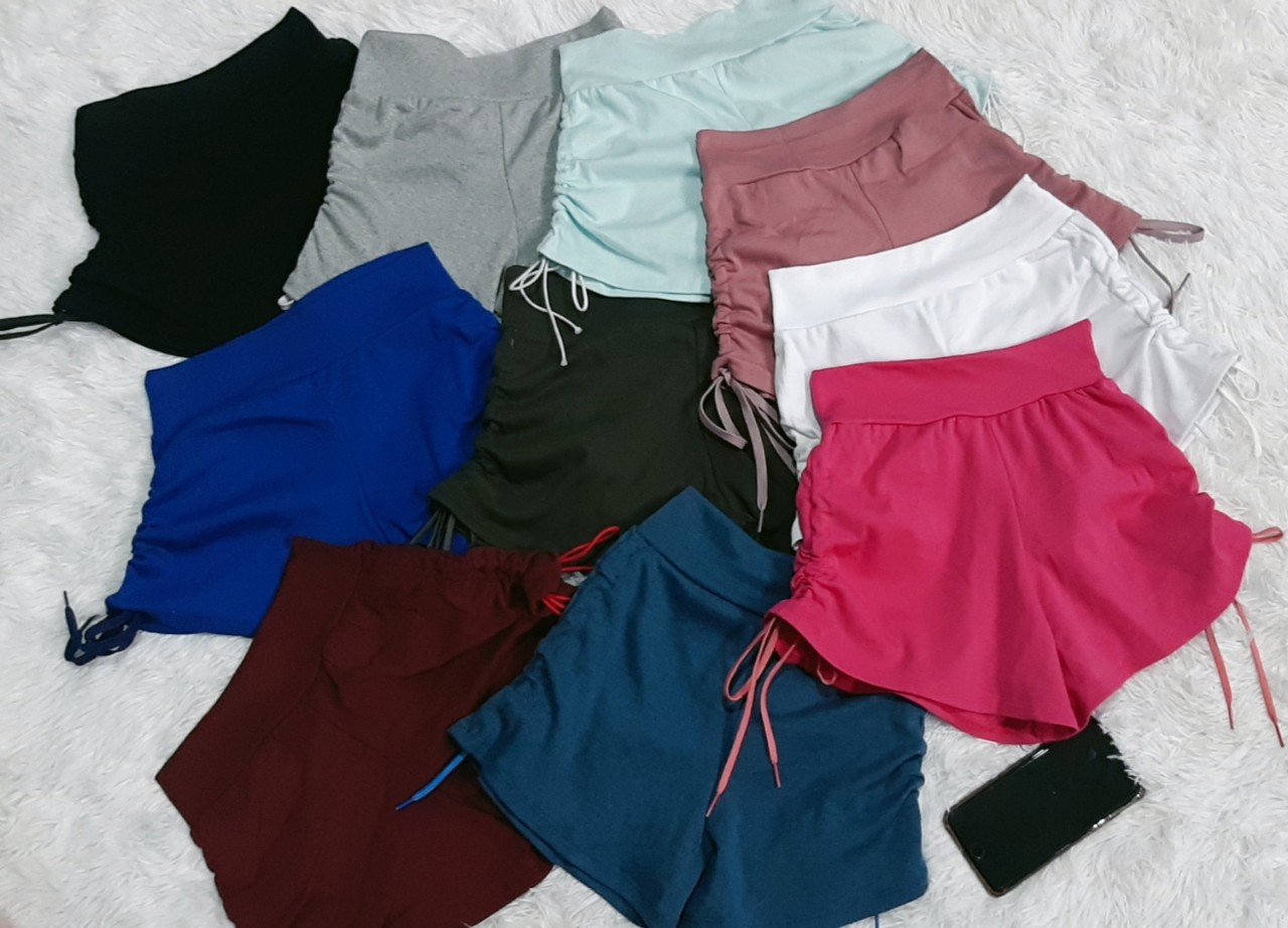 quần short nâng mông rút dây nữ BIG SIZE- Quần tập gym yoga rút dây đùi nữ siêu đẹp , Quần đùi thể t