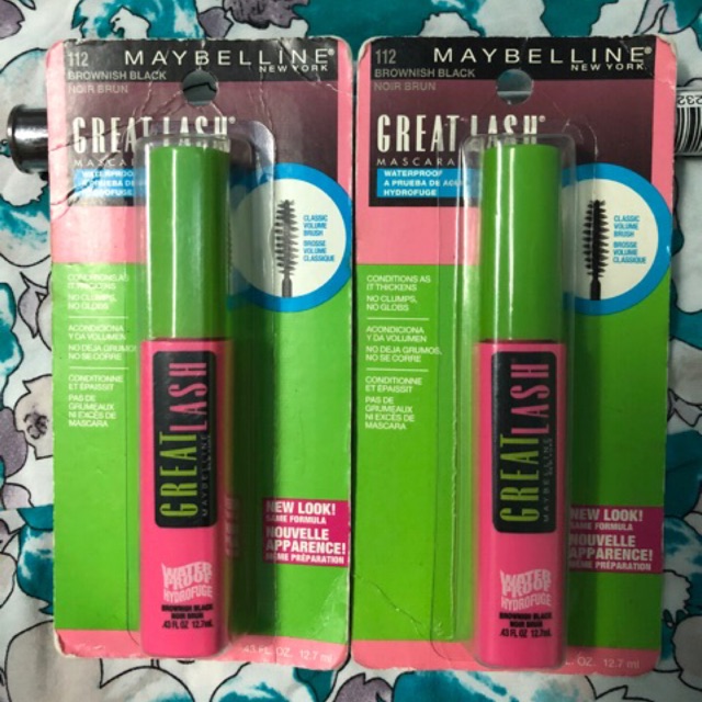 Mascara Maybelline Great Lash 112 Brownish Black.Made In Usa