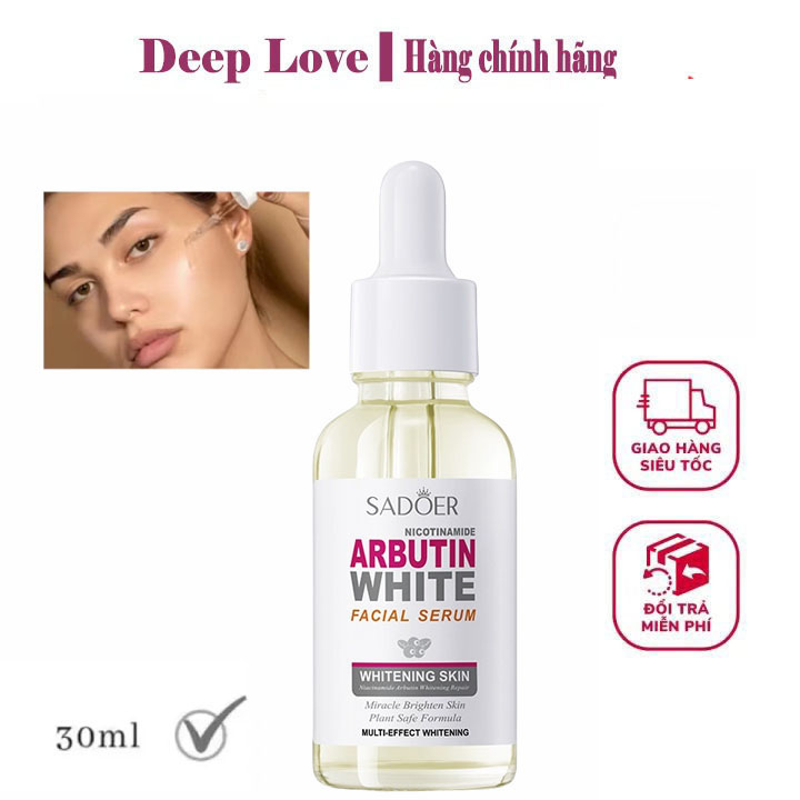 (HCM)Facial Serum The Ordinary Serum Nicotinamide Arbutin làm trắng da đẹp da mờ, Tinh Chất Serum Trắng Da , Mờ Thâm Nám,kiềm dầu giảm mụn giảm thâm/30ML