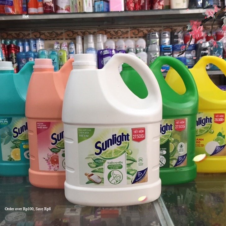 Nước rửa chén sunlight túi 3.5kg/ can 3.6kg - bat muoi