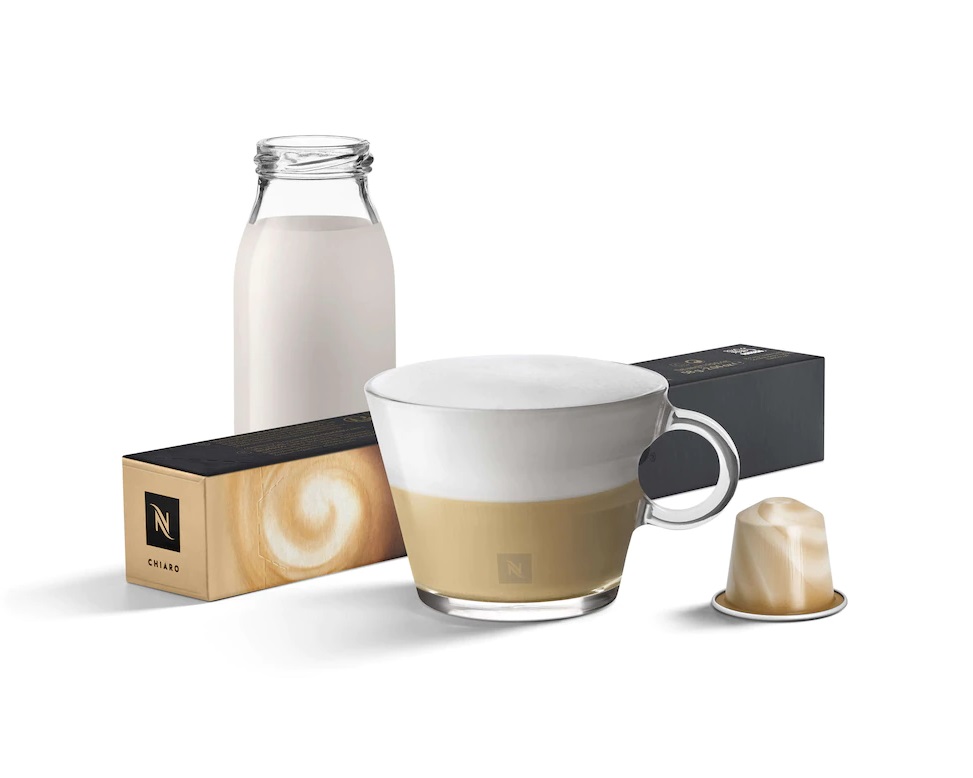 Viên nén cà phê Nespresso CHIARO (BARISTA CREATIONS - Pha cùng sữa cho những món cà phê êm ngọt)