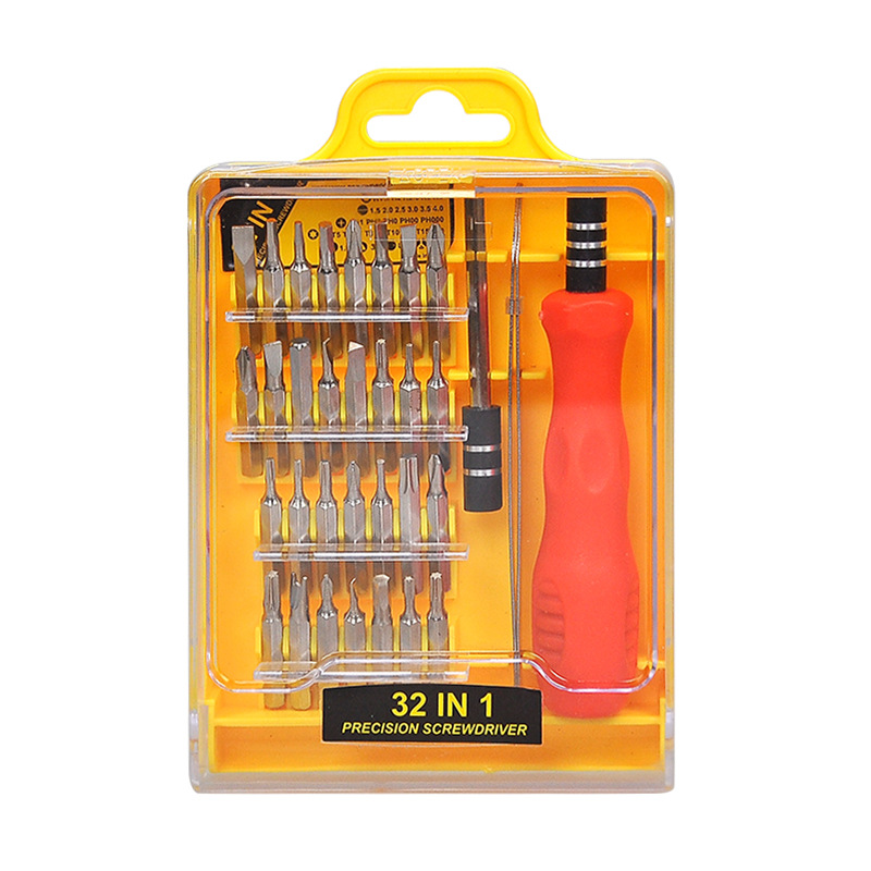 Bộ tua vít 32 món Bộ đầu vít tiện dụng và thiết thực công cụ tháo mở sửa chữa mở điện thoại laptop máy tính tua vít vạn năng