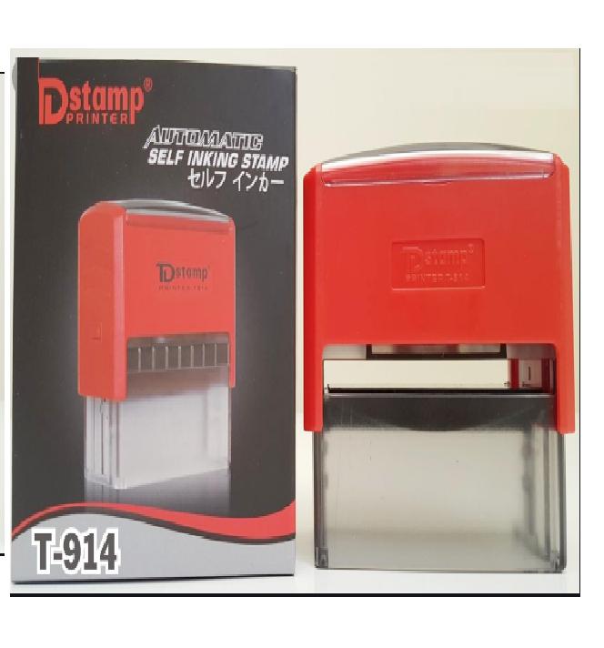 Dấu td stamp t-914 kt 40x80mm