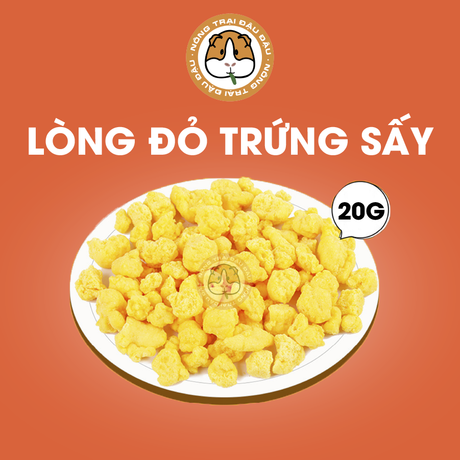 Lòng Đỏ Trứng Sấy Thức Ăn Dặm Cho Hamster 20g