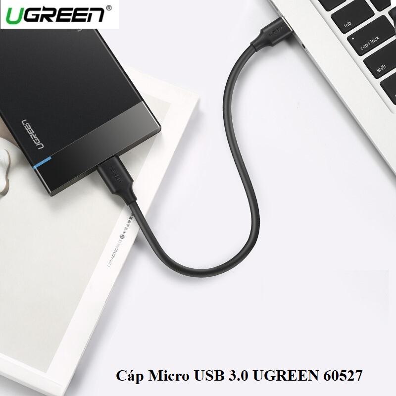 Cáp micro usb 3.0 dài 0,25m ugreen ug - 60527