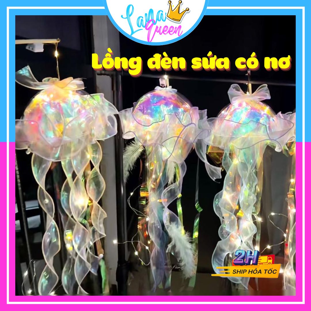 Lồng đèn sứa, lồng đèn bạch tuộc, lồng đèn trung thu cho bé - Lana Queen