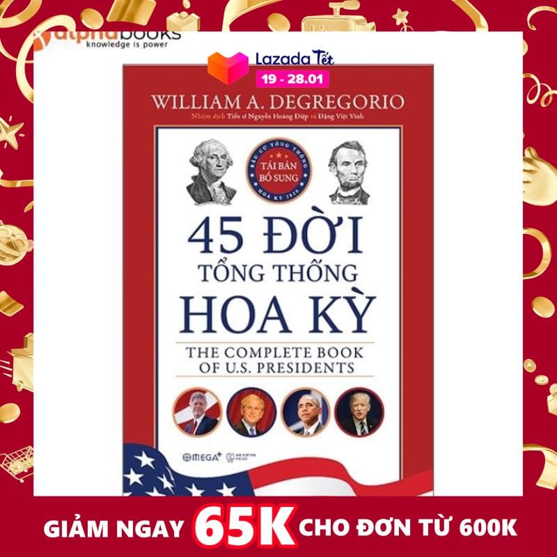 Sách alphabooks - 45 đời tổng thống hoa kỳ