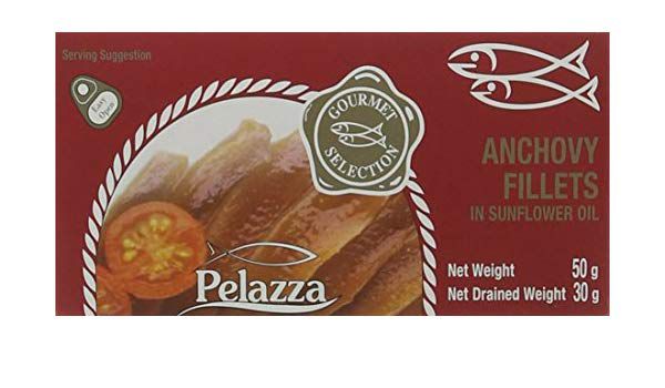 Cá cơm ngâm dầu anchovies Pelazza 50g