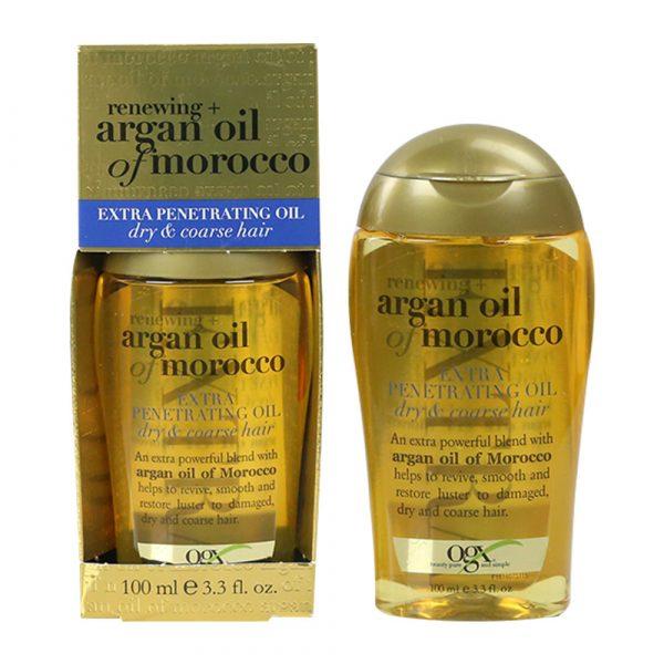 [HCM]Combo 2 Dầu Dưỡng Tóc Dành Cho Tóc Khô OGX Argan Oil Morocco Extra Penetrating Oil Dry & Coarse Hair 100ml