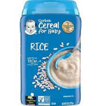 Bột ăn dặm Gerber 227g gạo và yến mạch