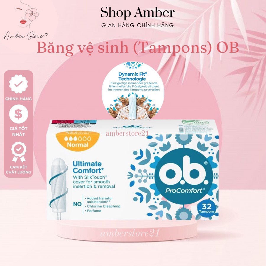 - Băng vệ sinh dạng nút hiệu OB