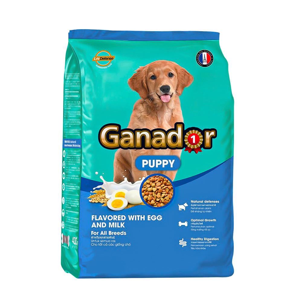 Hạt chó con Ganador Puppy Thức ăn cho chó con vị sữa và trứng 3kg Petemo