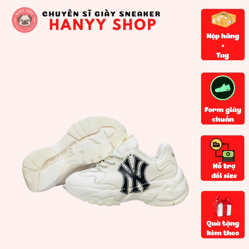 Giày thể thao MLB DODGERS NY độn đế cực hot cho nam nữ couple || Hany Shop