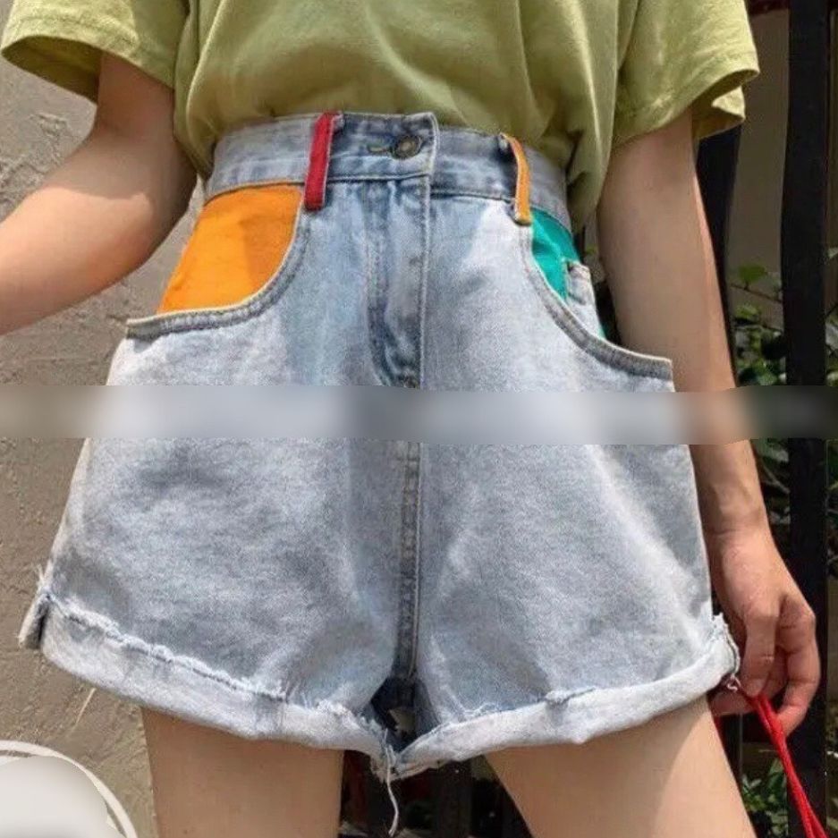 Quần đùi jean bigsize nữ, Quần jean bigsize lưng cao dáng ngắn JD