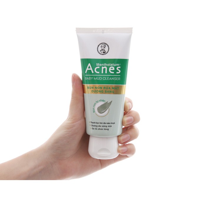 Bùn non rửa mặt dưỡng sáng Acnes 100g