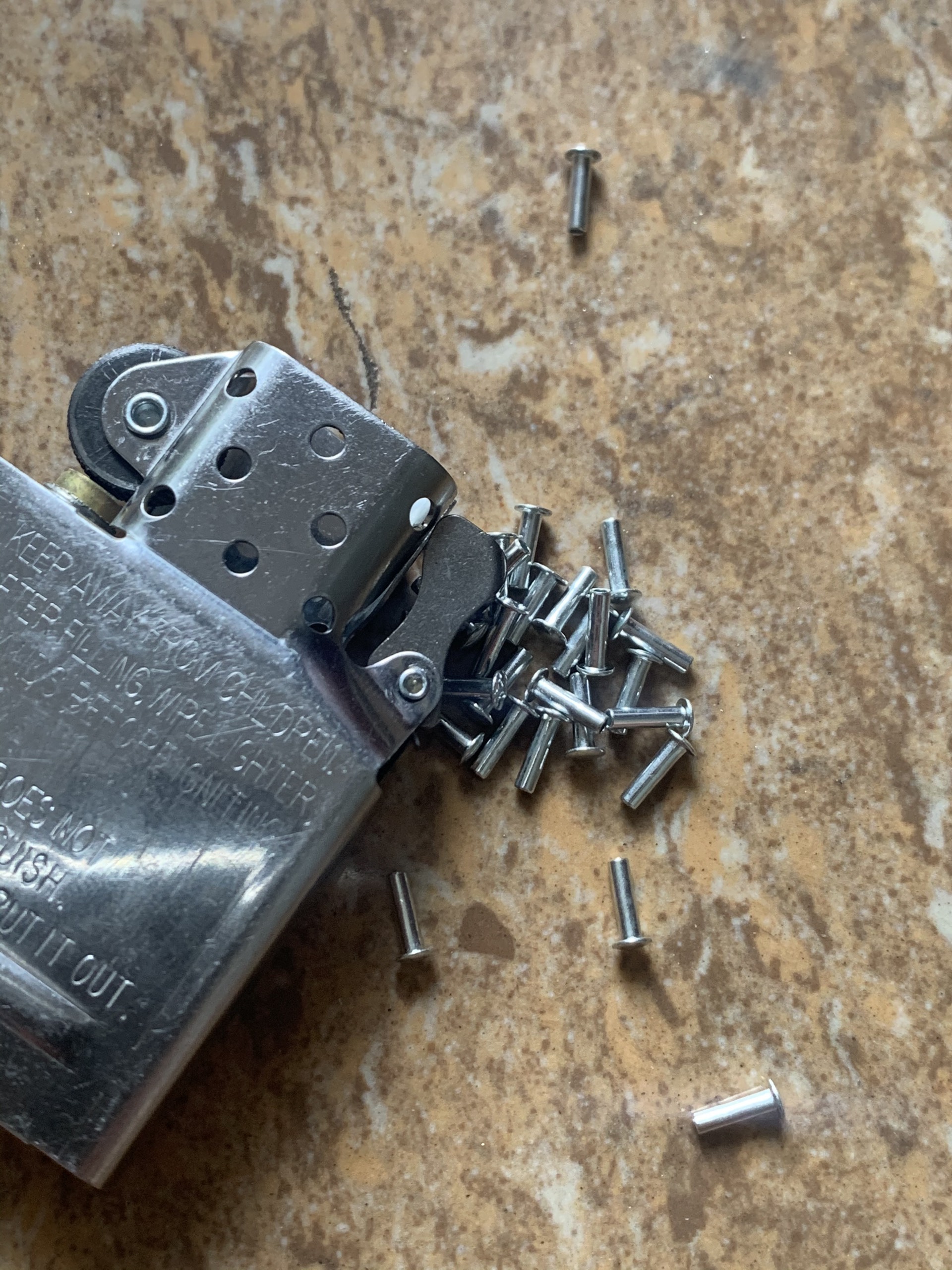 Cây cây đóng chốt búa cam zippo xỏ chỉ/ Dụng cụ sửa Zippo