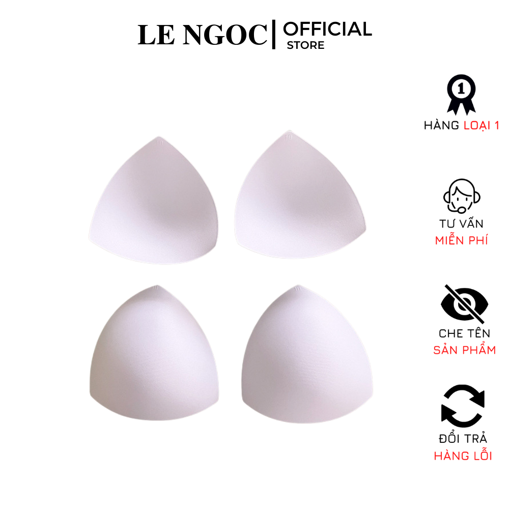 Mút xốp tam giác đệm áo bra, áo ngực loại mỏng Lê Ngọc 342