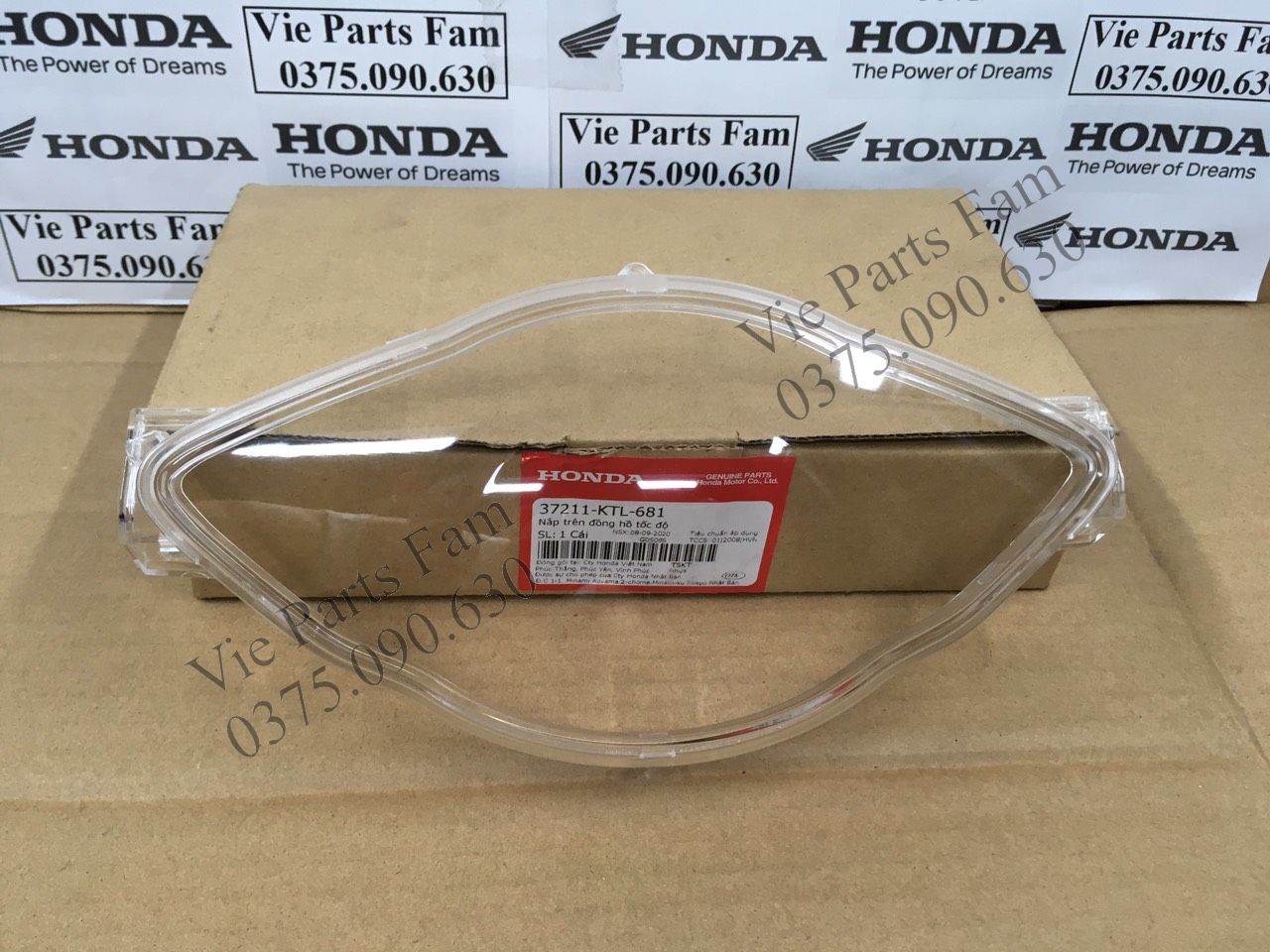 Mica / Mặt kính đồng hồ Wave RS100, Wave S100, Wave A100, Chính hiệu Honda Motor VN