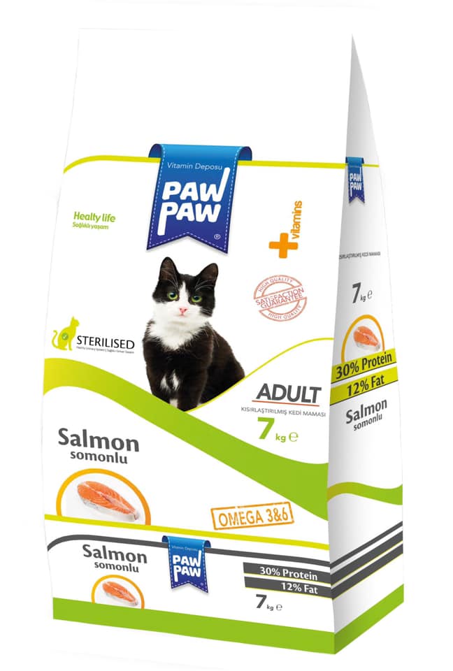 [BAO XÁ 7KG] THỨC ĂN HẠT CHO MÈO BAO 7KG - PAW PAW CAT - THỔ NHĨ KỲ