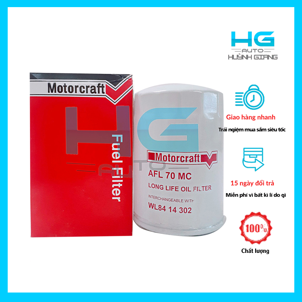Lọc nhớt xe Ford Ranger 2.5, Everest 2.5 cũ 2005-2012 - mã WL8414302 (AFL70MC) - Hgauto