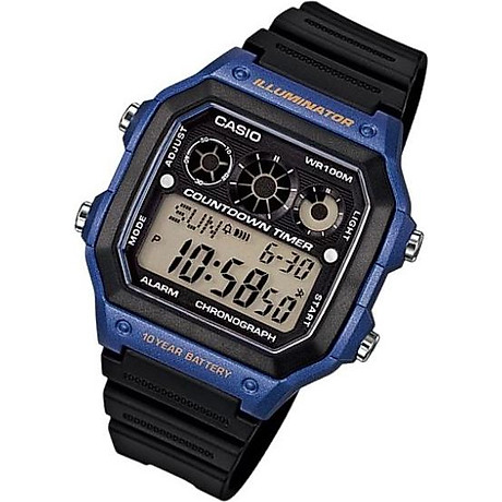 Đồng hồ nam dây nhựa casio anh khuê ae-1300wh-2avdf
