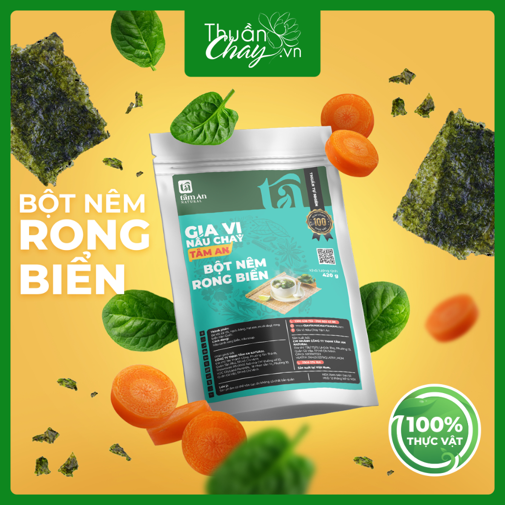 Bột nêm rong biển 250g/420g - gia vị nấu ăn