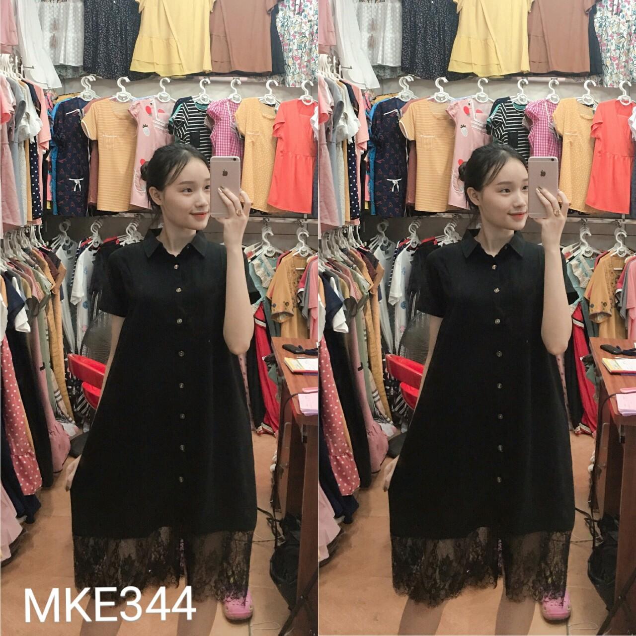 Đầm bầu Váy bầu sơ mi công sở