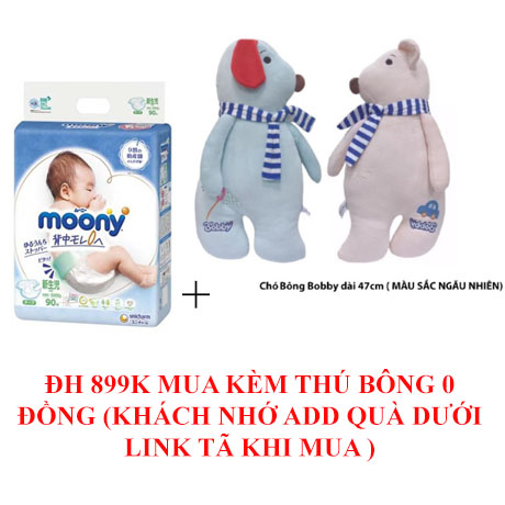 Tã Dán Moony Nhật Size New Born 90 Miếng (Dành cho bé dưới 5kg) SHOP BE DAU TAY