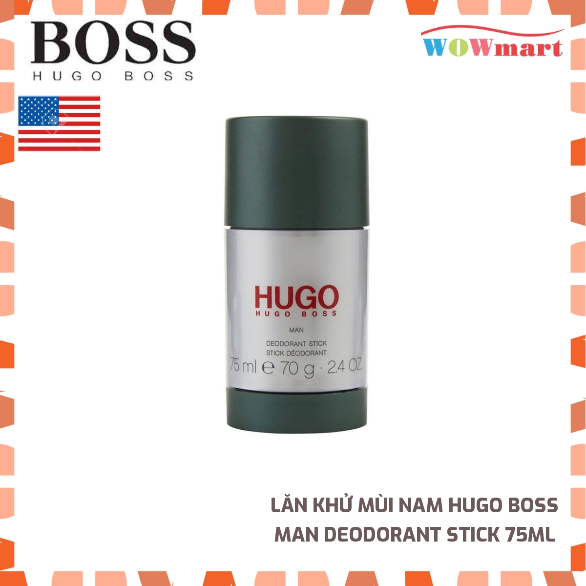 Lăn khử mùi nam Hugo Boss Man Deodorant Stick 75ml -