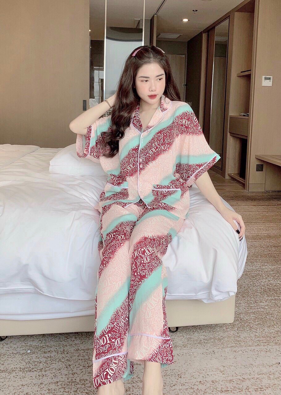 Bộ pizama Nữ Lụa sang chảnh TNQD cánh dơi rộng rãi ❤️ form to thoải mái Nhiều mẫu mã❤️ Siêu rẻ Bán lẻ giá sỉ xưởng ❤️ Mai Ngô ❤️ Tay rơi ❤️ Pyjamas ❤️ Sỉ đồ bộ ❤️ Yêu thích ❤️ Hot trend ❤️
