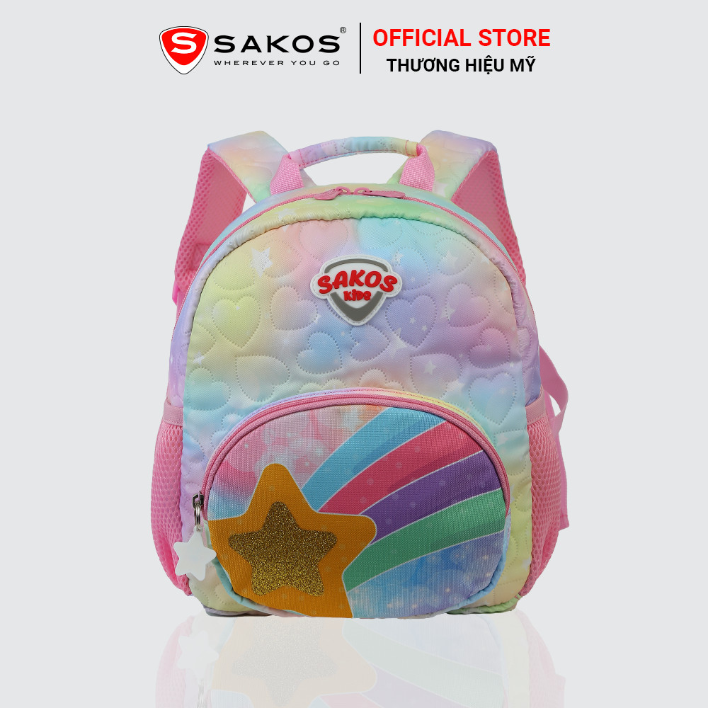 Balo mầm non Sakos Cotton Candy - Chất liệu thân thiện với môi trường