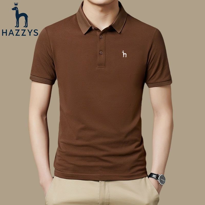 🏆Original Hazzys Haggis men's cotton short-sleeved t-shirt summer young and middle-aged fashion casu