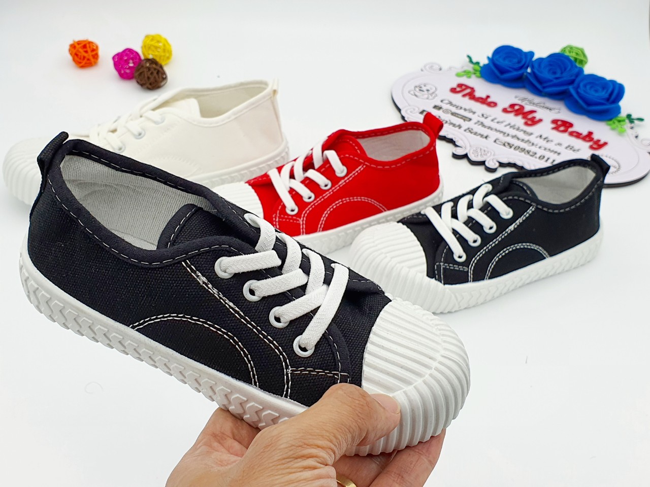 Giày Bata Vải Cao Cấp Cho Bé Trai và Bé Gái