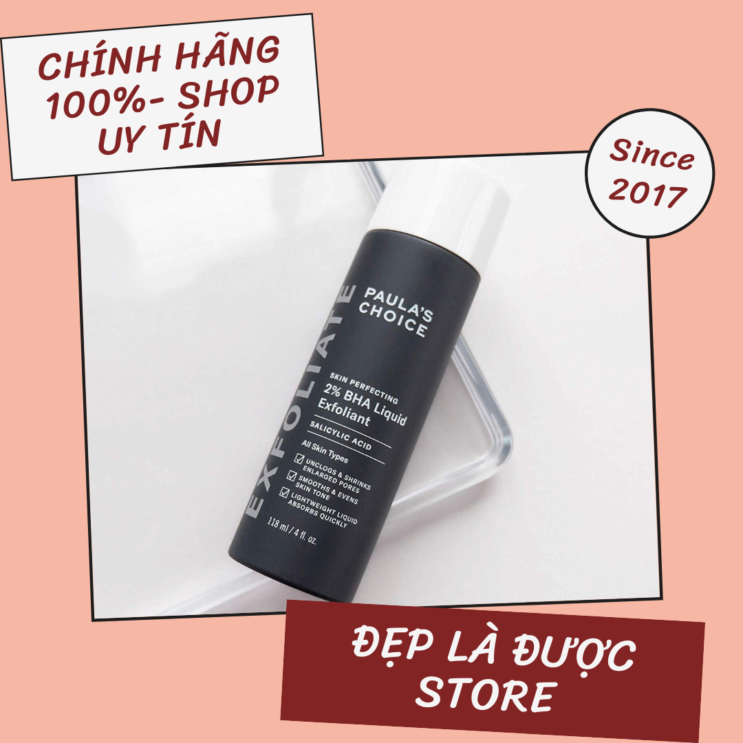 Tẩy Da Chết Hóa Học Paula's Choice Skin Perfecting 2% BHA Liquid Exfoliant