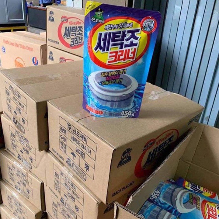 Tẩy lồng máy giặt hàn quốc cực mạnh cực sạch 450gr
