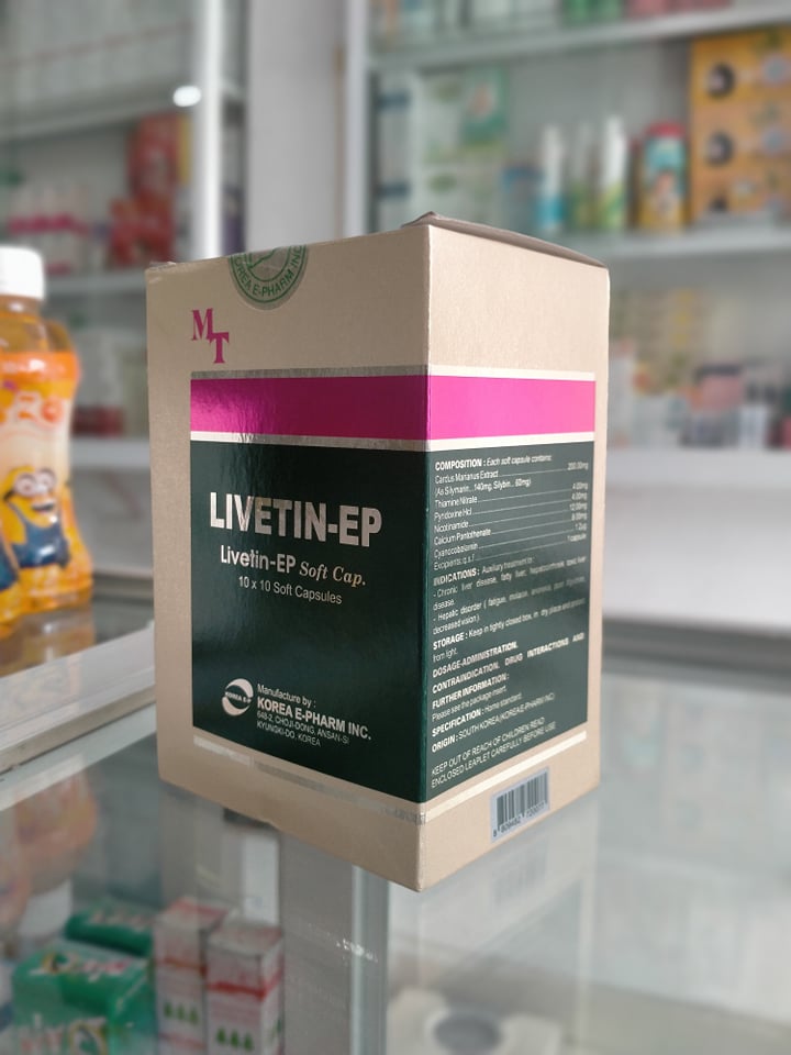 Viên giải đọc gan LIVETIN-EP Hàn Quốc
