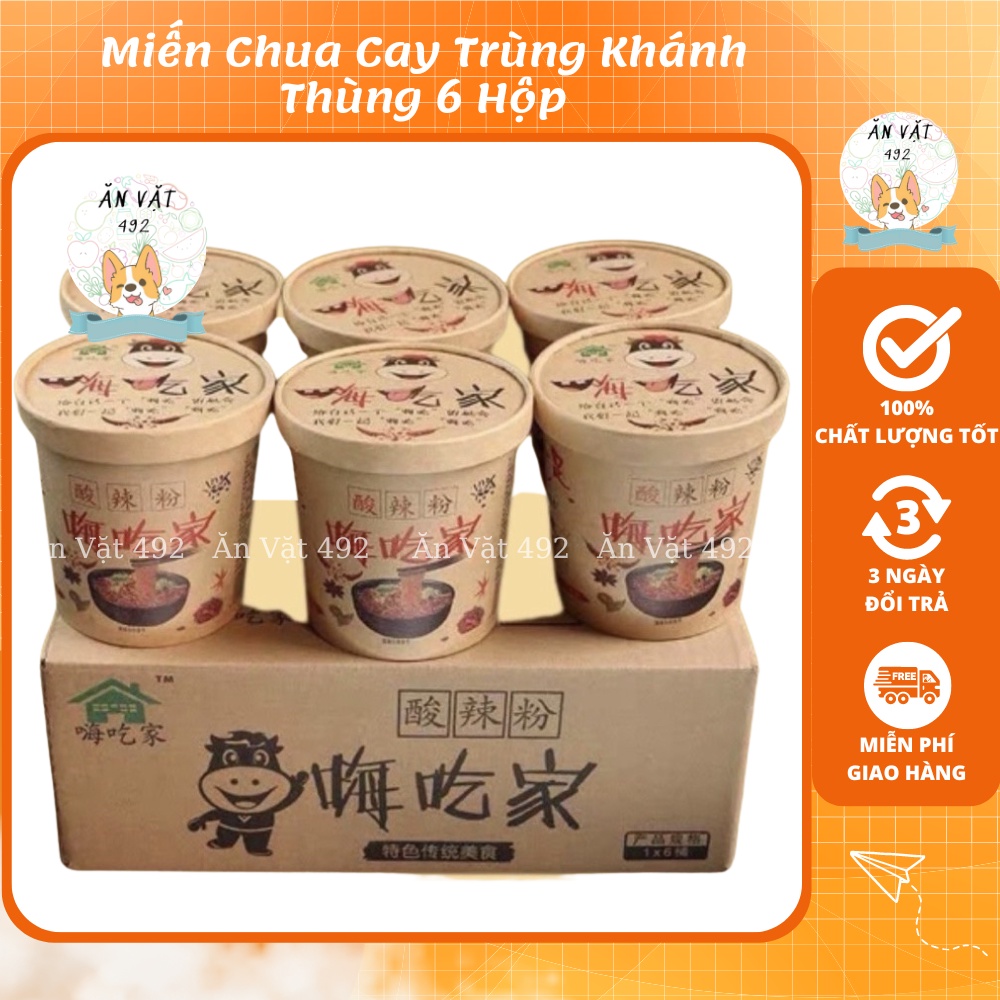 Miến Chua Cay Trùng Khánh Thùng 6 Hộp - Ăn Vặt 492