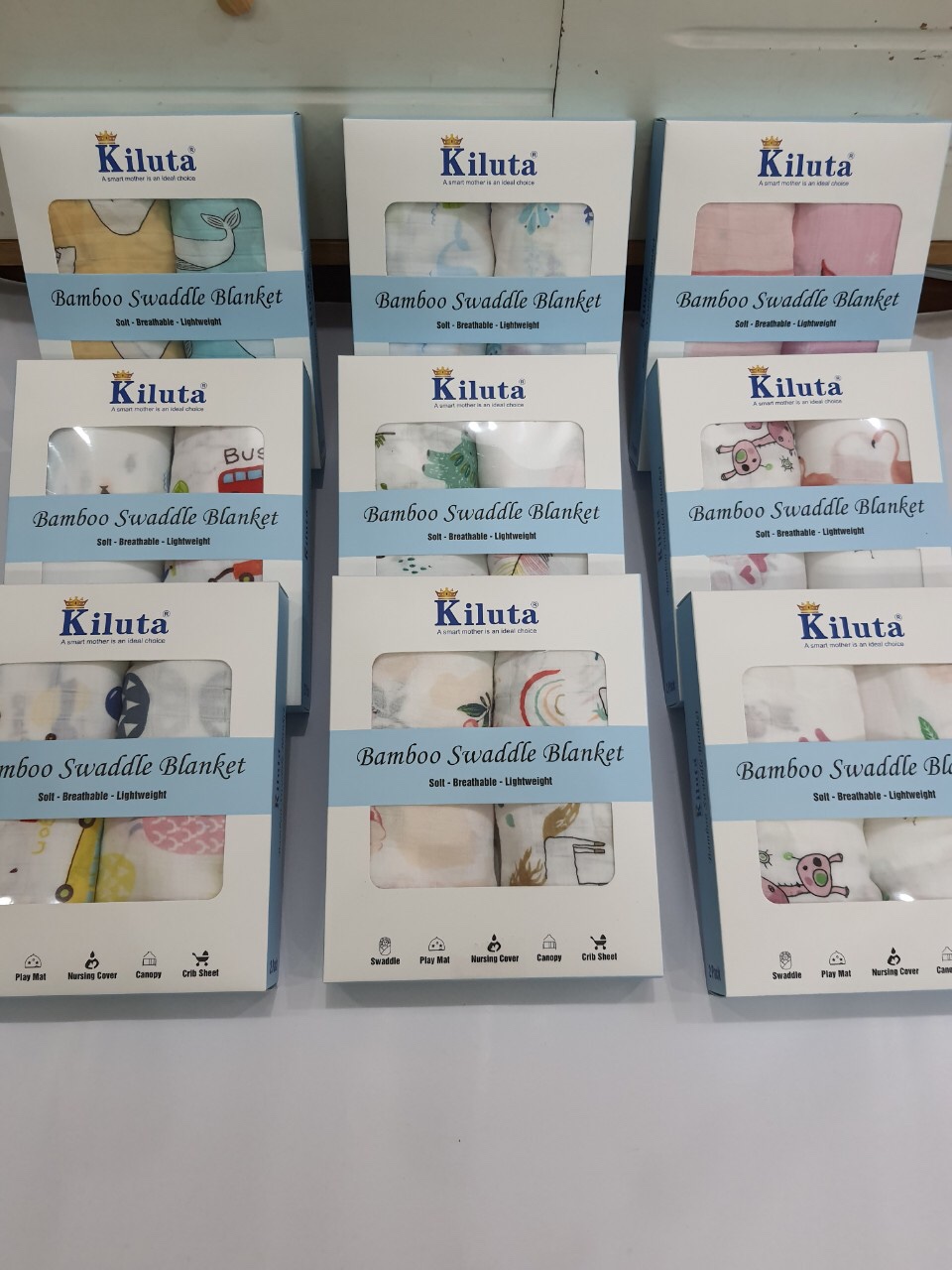 Combo khăn tắm - Set 2 khăn tắm xô cho bé
