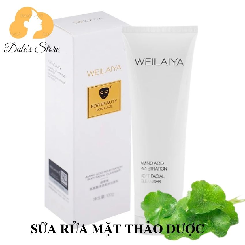 [SIÊU HÓT +FREESHIP]Sữa rửa mặt tẩy trang thảo dược cho mọi loại da Weilaiya DULE’S SRM16, không gây kích ứng da, bù nước nhanh chóng, dưỡng ẩm da hiệu quả, loại bỏ lớp trang điểm, tế bào da chết, dầu, bụi bẩn