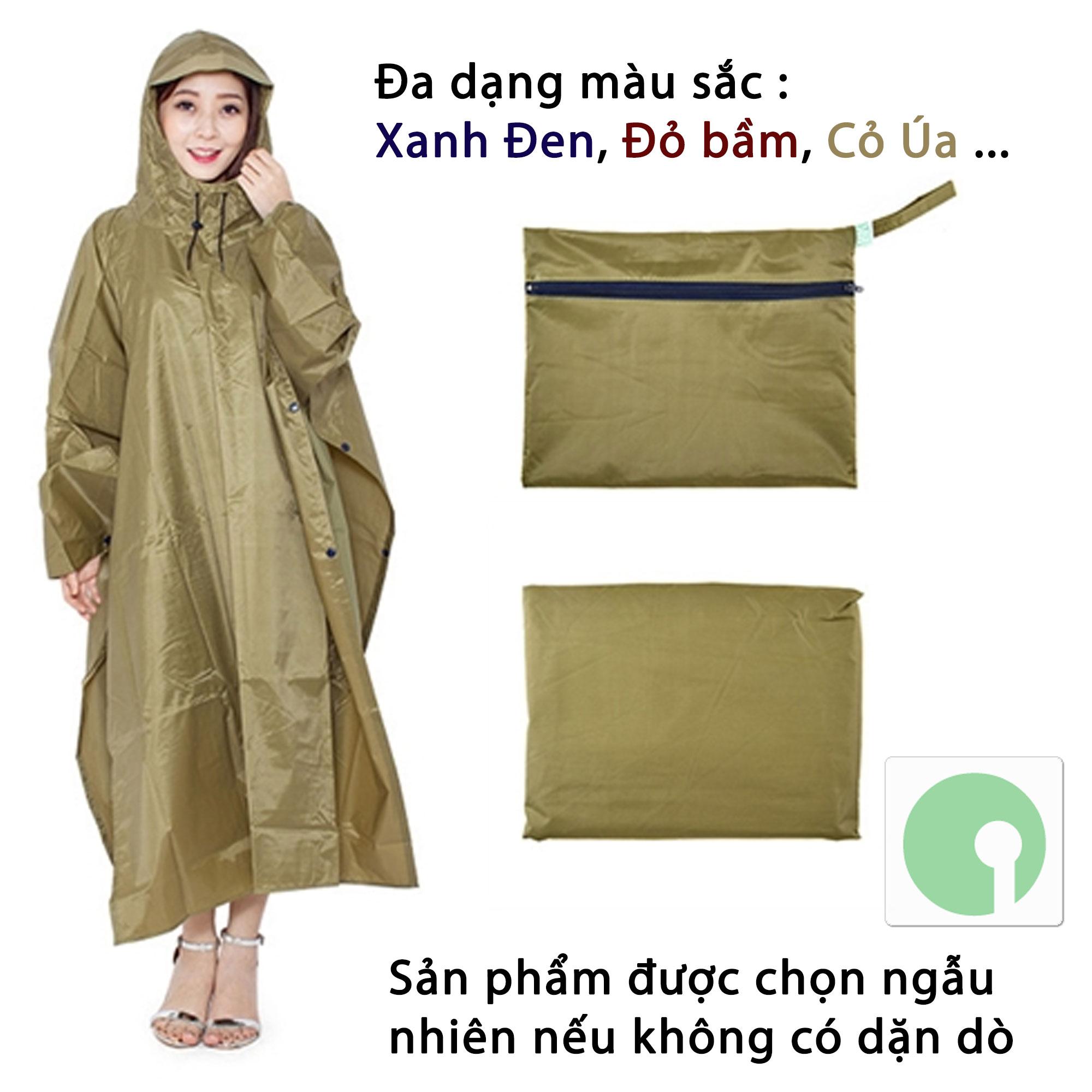 SaleOff - Áo mưa cánh dơi (xẻ tà) vải dù cao cấp loại lớn 1m4 - che kín 2 người mùa mưa - NPD-AMD-3786 (Nhiều màu)
