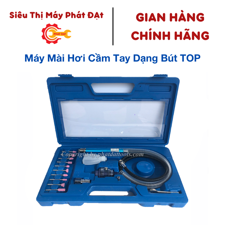 Bộ máy mài hơi cầm tay dạng bút TOP-Đài Loan-Bảo hành 6 tháng