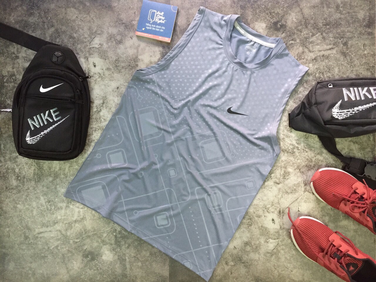 [HCM][có video] Áo thun ba lỗ tập gym thun lạnh thể thao áo sát nách thể thao tập gym mang ở nhà hay đi chơi đều đẹp áo nam phong cách