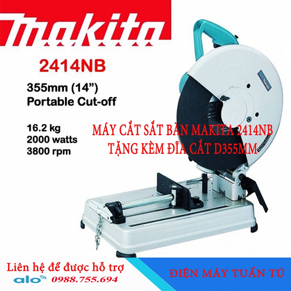 Máy cắt sắt Nhật Bản Makita2414NB 2000W
