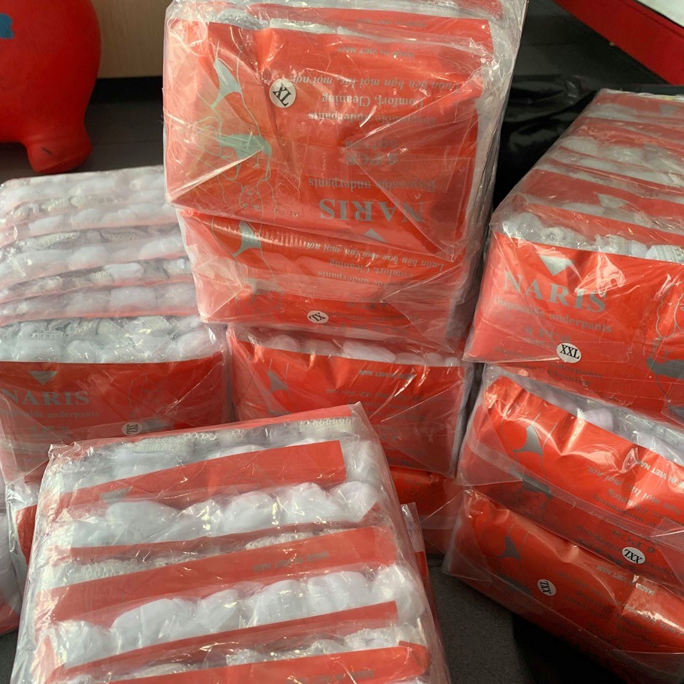 QUẦN LÓT VẢI COTTON SIZE 40-80KG