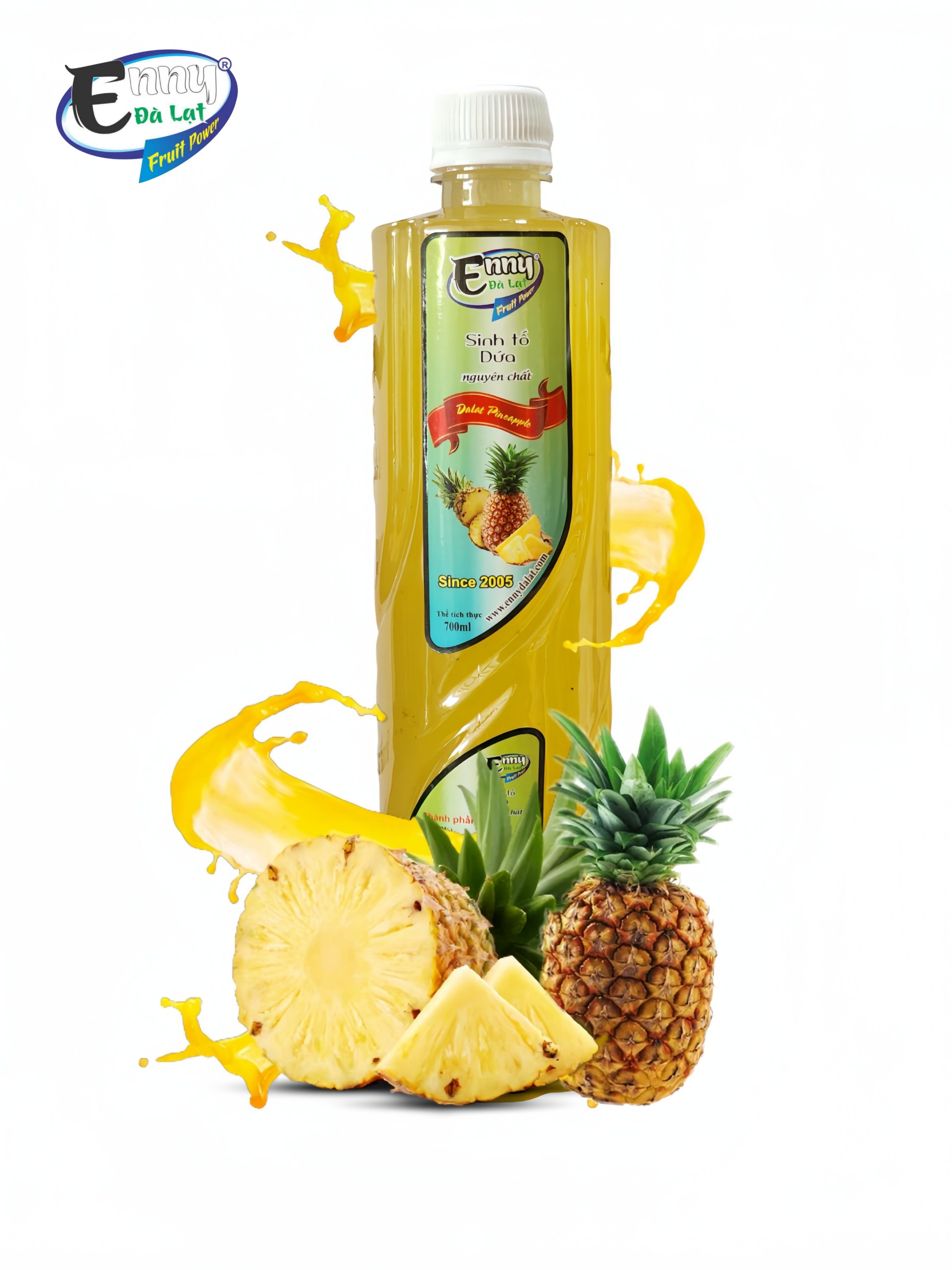 Sinh tố dứa 700ml - enny đà lạt