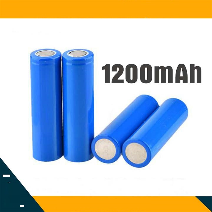 Bộ 8 pin sạc 18650 LSY dung lượng 1200Mah cho Box sạc, cell pin laptop, đèn pin, quạt, mic...hiệu suất cao